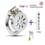 Cage de chasteté homme pour jeux érotiques