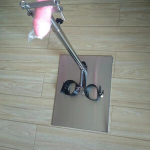 Pilori réglable pour pénis avec menottes CBT