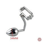 Accessoire de plaisir en acier pour jeux BDSM