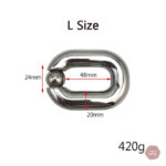 Accessoire de bondage testiculaire, solide et efficace