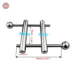 Pince simple en acier pour stimulation testiculaire