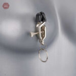 Anneaux cliper pour pinces tétons, design ergonomique