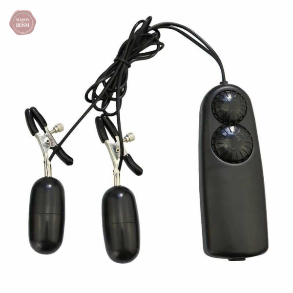 Pinces tétons électrisantes pour exploration de la sensualité