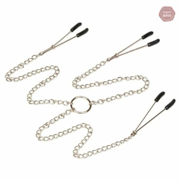 Accessoire de plaisir pour tétons et clitoris, design élégant