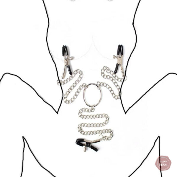 pinces-tetons-levres-vaginales-1 Pinces tétons et lèvres vaginales pour stimulation