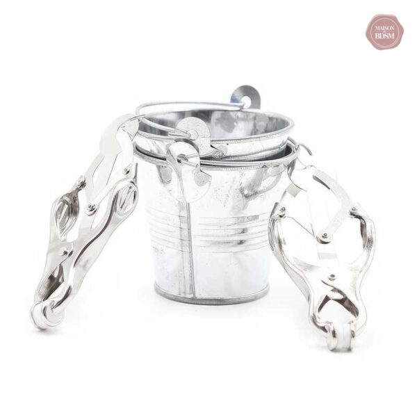 pinces-tetons-seaux-1 Pinces tétons avec seaux pour stimulation érotique