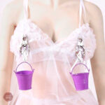 Accessoire sexy : pinces à tétons colorées