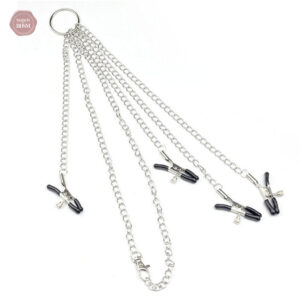 Accessoire de jeu érotique avec pinces ajustables
