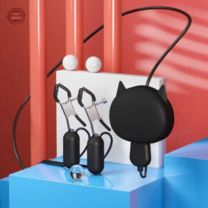 Accessoire érotique : pinces tétons ajustables et vibrantes