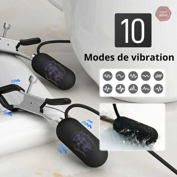 Accessoire de plaisir : pinces tétons pour tous les goûts