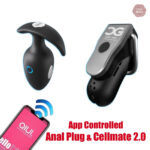 Plug anal contrôlé par application pour des sensations personnalisées