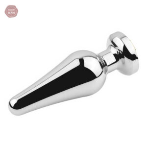 Accessoire anal décoré de strass scintillants