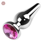 Jouet anal de forme originale, effet diamant