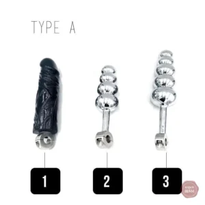 Plug anal et dildo - Ceinture de chasteté Type A