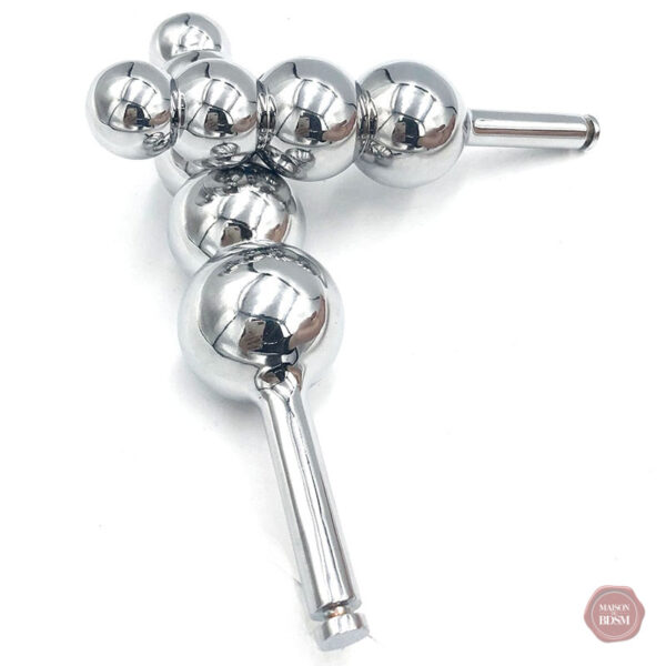 Outil de plaisir anal avec ceinture de chasteté