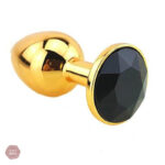 Accessoire anal doré, design chic pour des sensations uniques