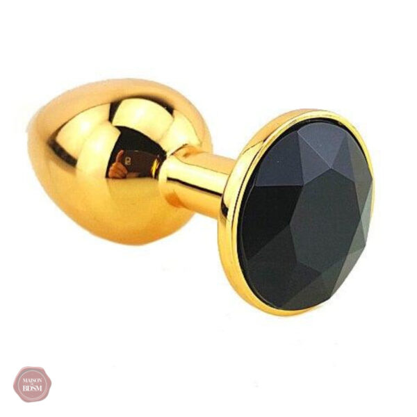 Accessoire anal doré, design chic pour des sensations uniques