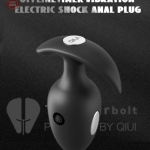 Accessoire anal Thunderbolt avec stimulation électrique à distance