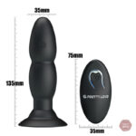 Plug anal silicone avec télécommande pour un plaisir interactif