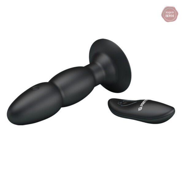 Accessoire anal télécommandé en silicone, discret et ergonomique