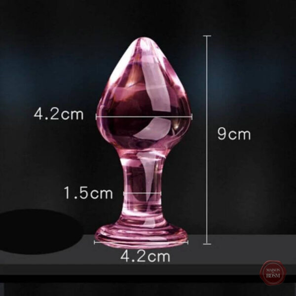Accessoire intime en verre pour des sensations uniques