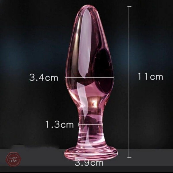 Plug anal design rose, idéal pour les explorations personnelles