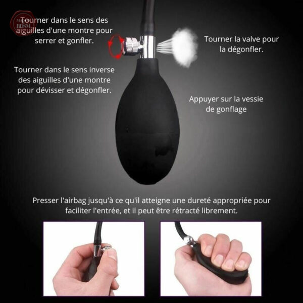 Accessoire sexy gonflable, idéal pour les jeux intimes