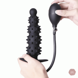 Plug anal gonflable pour des sensations supplémentaires