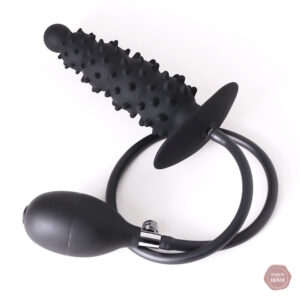 Plug anal flexible avec options de gonflage ajustables