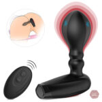 Plug anal vibrant avec télécommande pratique