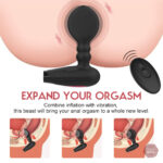 Dispositif anal avec vibration à distance