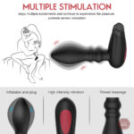 Plug anal télécommandé, sensation personnalisée