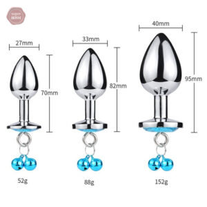 Accessoire de plaisir anal avec forme de cloche