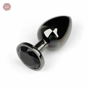 Plug anal noir en silicone pour une stimulation intense