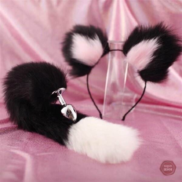 Accessoire anal doux avec une esthétique ludique