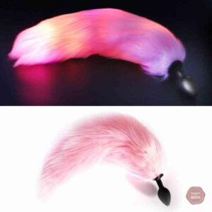 Accessoire anal lumineux, imitation queue de renard