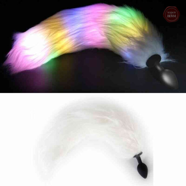 Jouet intime à LED, queue de renard pour sensations uniques