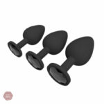 Ensemble de plugs anaux en silicone, facile à utiliser