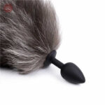 Plug anal en forme de queue de renard pour le plaisir