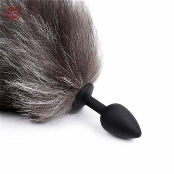 Plug anal en forme de queue de renard pour le plaisir