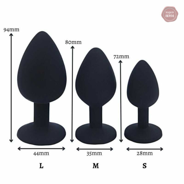 Accessoire en silicone pour des sensations anales amusantes
