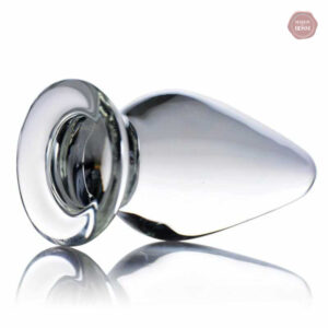 Accessoire intime en matériau transparent pour le plaisir anal