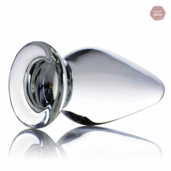 Accessoire intime en matériau transparent pour le plaisir anal