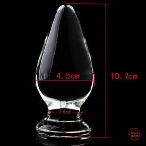 Jouet anal transparent, parfait pour explorer de nouvelles sensations