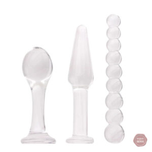 Plug anal en verre élégant et esthétique