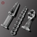 Accessoire intime en verre pour plaisir anal