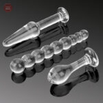 Plug anal en verre, design raffiné et ergonomique