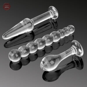 Plug anal en verre, design raffiné et ergonomique