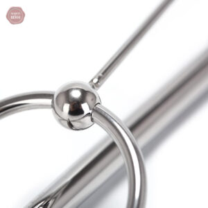 Plug urétral en acier inoxydable pour sensations intenses