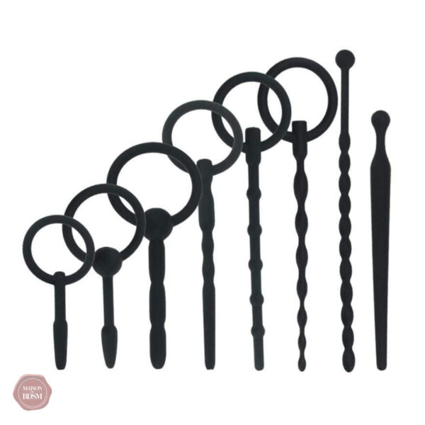 Plug de pénis en silicone pour dilatation urétrale